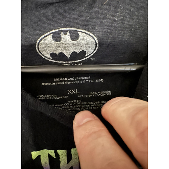 Joker Batman Character T Shirt Men's Sz XXL Black DC Comics - Picture 5 of 14